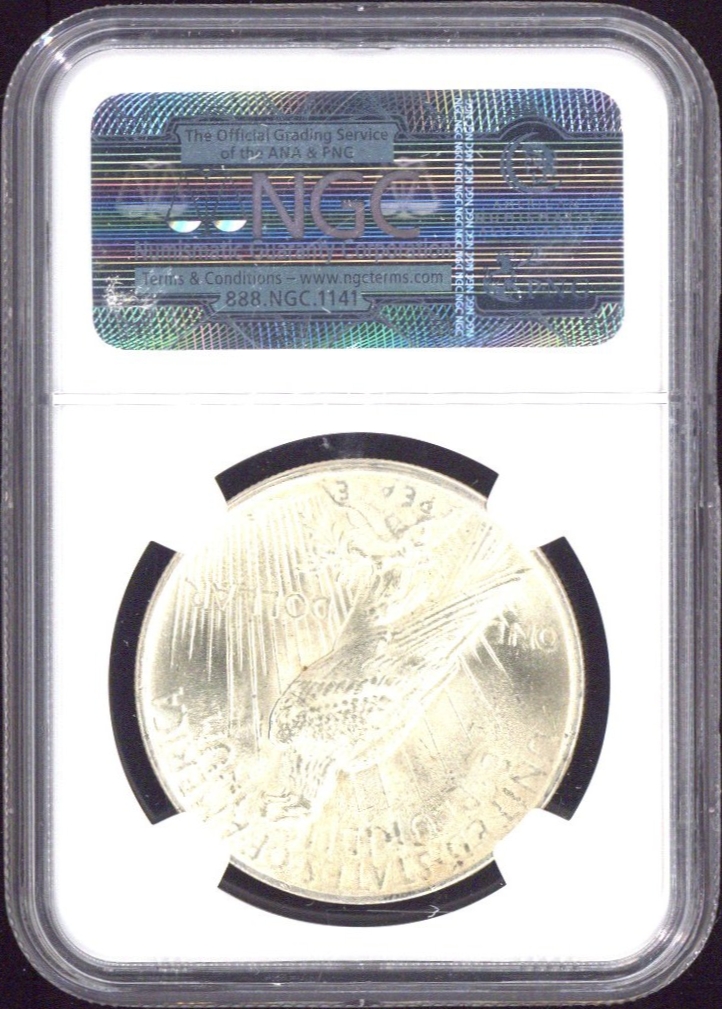 1922 One Dollar NGC MS64 - US NGC MS64